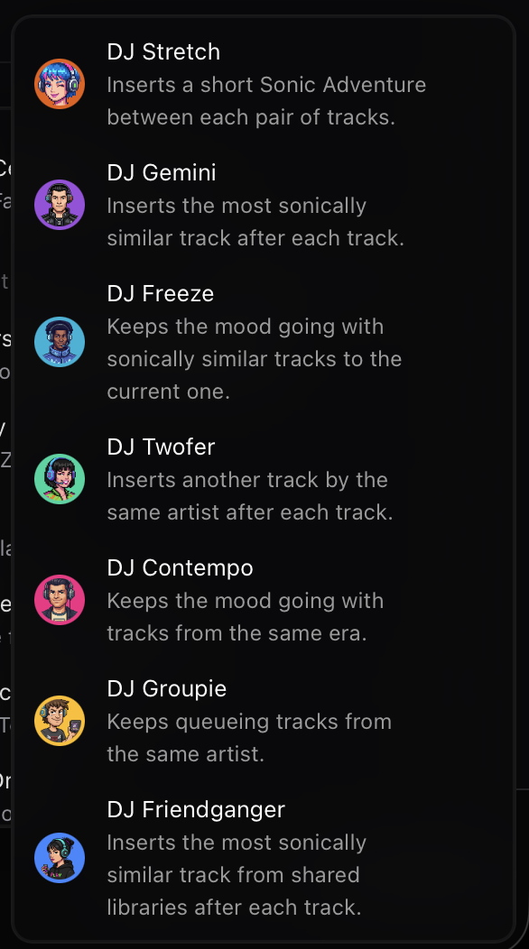 Guest DJ modes